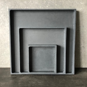 Decorative Concrete Tray | Square Concrete Tray