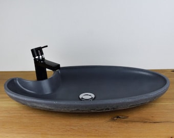 Concrete Vessel Sink | Bathroom Washbasin | Concrete Vanity | Sink