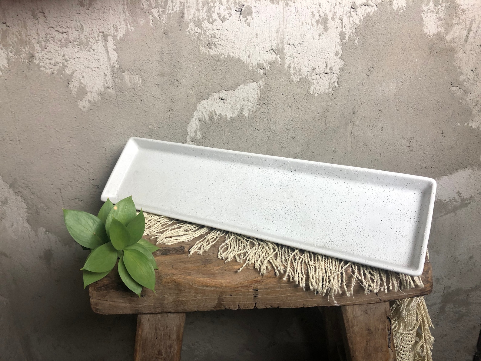 Concrete Decorative Tray Serving Tray Rectangle Tray Etsy