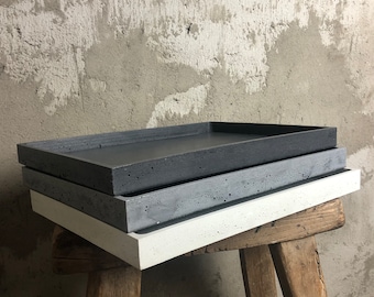 Decorative Tray | Rectangle Tray | Serving Tray | Concrete Tray