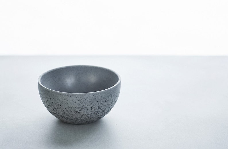 Concrete Serving Bowl Decorative Bowl Fruit Bowl Small Bowl Table Decor Concrete Decor Anthracite