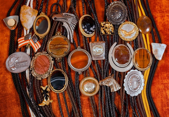 Vintage Bolo Ties 1980s-1990s
