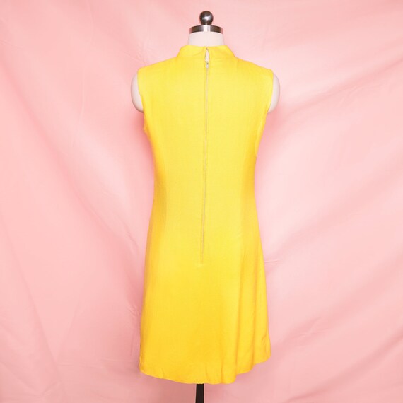 Vintage 60s Leslie Fay Original Mod Sheath Dress … - image 4