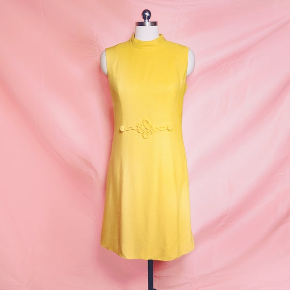 Vintage 60s Leslie Fay Original Mod Sheath Dress … - image 3