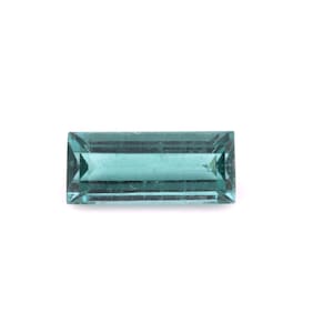 Marvelous Top Quality Natural Tourmaline Indicolite Baguette Shape Faceted Loose Gemstone For Making Jewelry 2.20 Ct 11X5X4 MM B-23