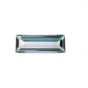 Top Quality 100%Natural Tourmaline Blue Color Baguette Shape Faceted Loose Gemstone Tourmaline For Making Jewelry 2.40 Ct 14X5X4 MM B-29