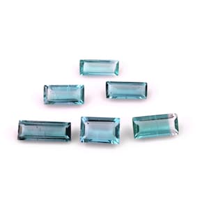 Elegant Top Quality Natural Tourmaline Baguette Shape Faceted Lot Loose Gemstone For Making Jewelry 2.30 Ct 6X2 To 8X3X2 MM B-59