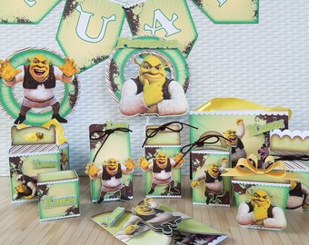 Shrek Cake Topper Etsy