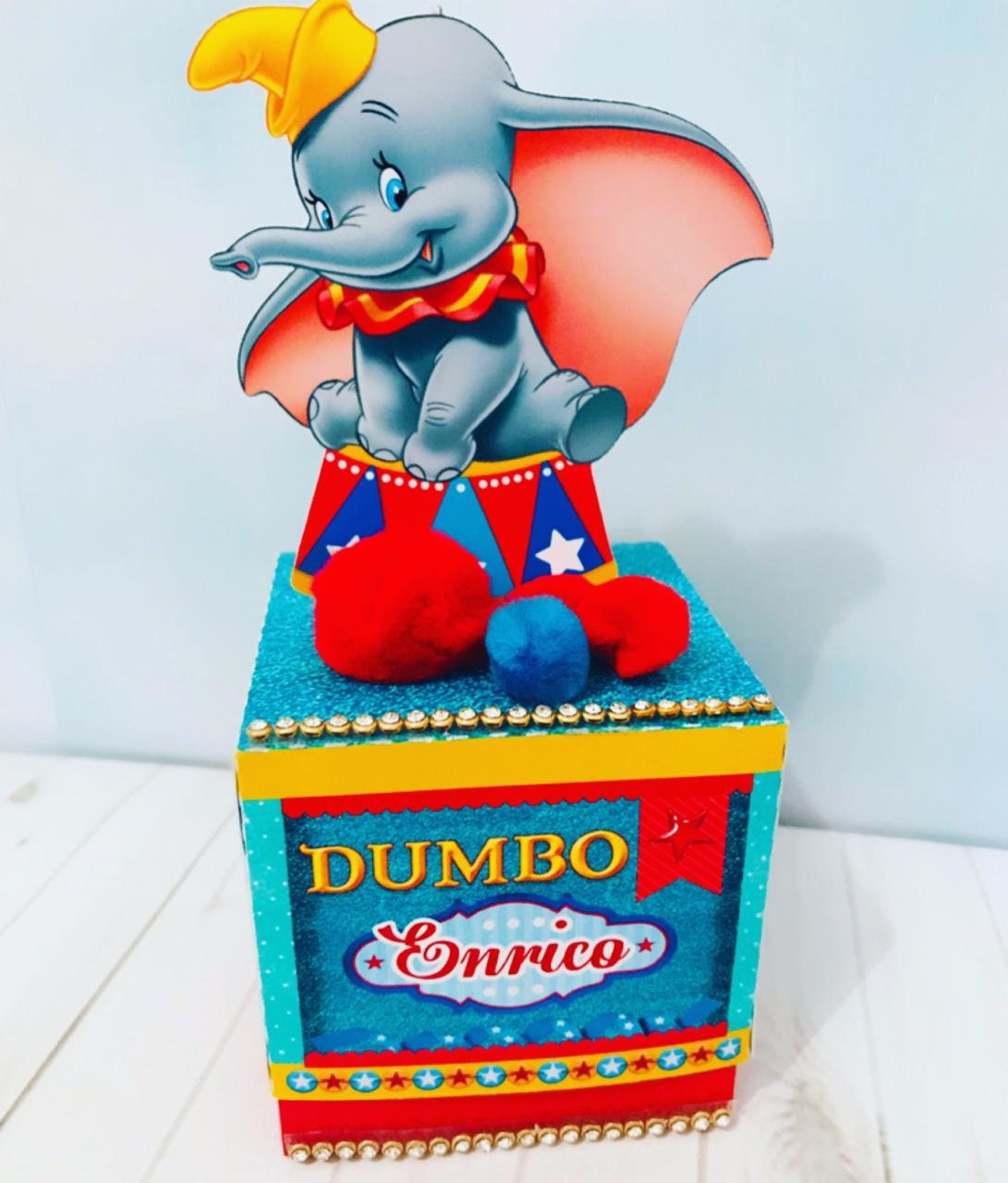 Dumbo Boy Cod48 Party Favors Boxes Personalized Birthday Etsy