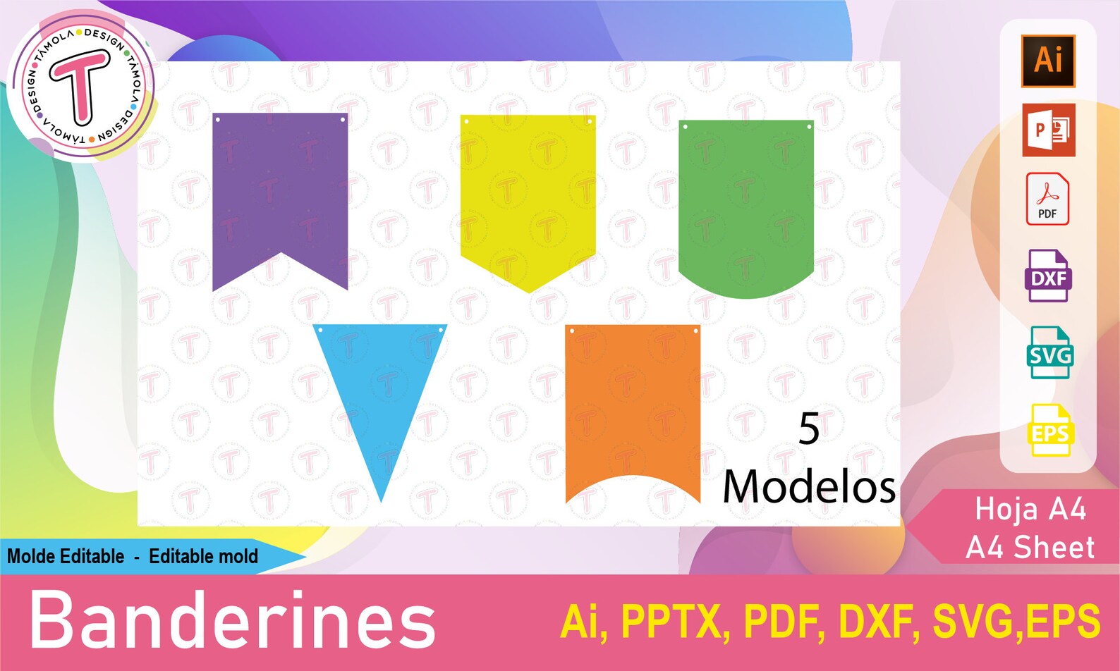 Editable Banner Template 5 models Instant Download editable | Etsy