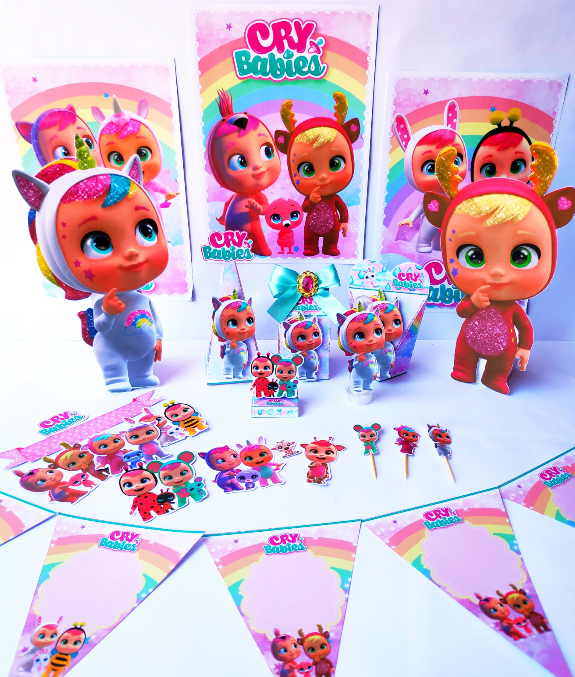 Cry Babies cod347 Kit Party Favors Boxes Personalized Etsy