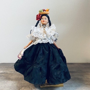 12 Vintage Collectible Trujillo Peru Marinera Dancer Doll Peruvian Souvenir