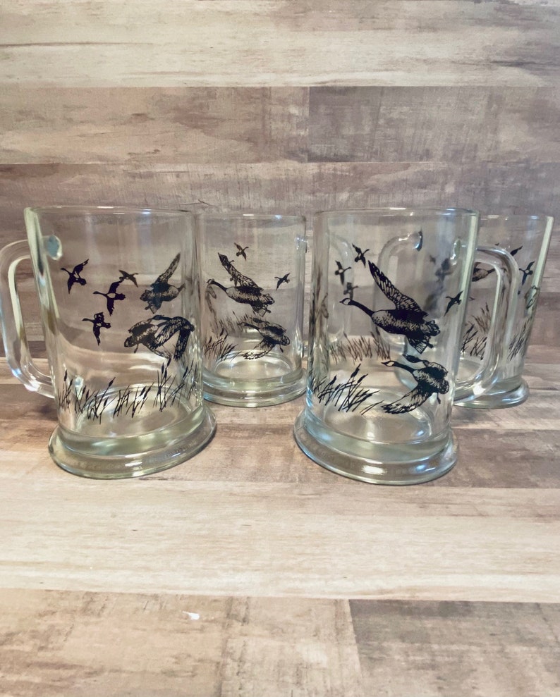 Set of Four 1982 Vintage Avon Beer Steins/ Beer Mugs With Etsy