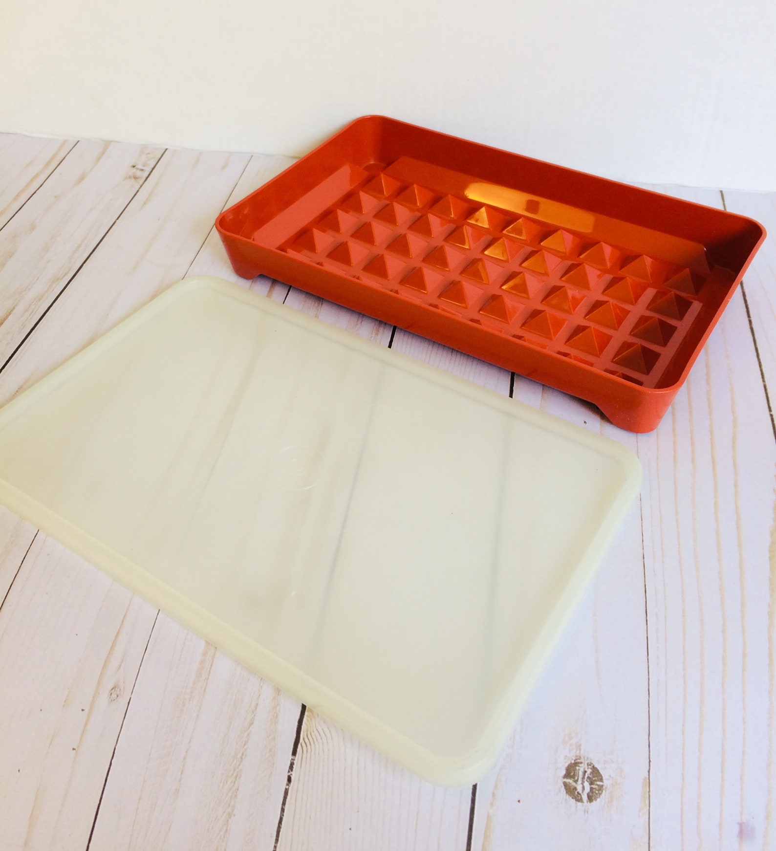 Vintage Tupperware Hot Dog Keeper in Paprika Red Etsy
