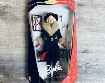 Vintage Mattel Winter in New York 1998 Barbie Doll Collector Edition #19429 NEW