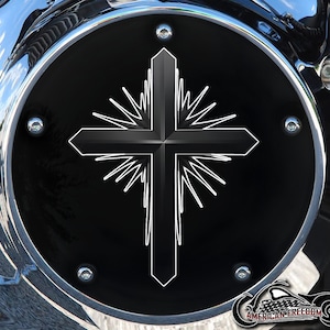 Derby personnalisé Harley Davidson ou carter de distribution (au choix) Twin Cam Big Twin EVO M8 Touring Trike Sportster 1200 883 Dark Cross