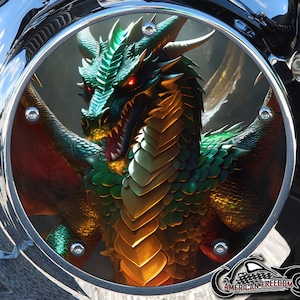 Derby personnalisé Harley Davidson ou carter de distribution (au choix) Twin Cam Big Twin EVO M8 Touring Trike Sportster 883 1200 Dragon