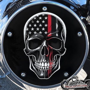 Harley Davidson Custom Derby or Timing cover your choice Twin Cam Big Twin EVO M8 Touring Trike Sportster 883/1200 Thin Red Line TRL Skull