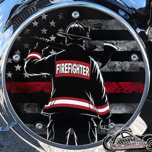 Harley Davidson Custom Derby or Timing cover your choice Twin Cam Big Twin EVO M8 Touring Trike Sportster 883/1200 Firefighter Thin Red Line