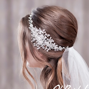 Crystal Bridal Hair Piece Wedding Hair Accessories Bridal Hair Vine Bridal Hair Clip Wedding Headpiece Wedding Hair Piece Bridal Hair Pieces