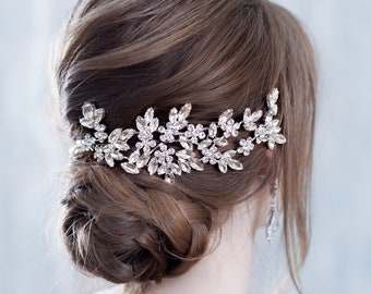 Wedding hair accessories Bridal hair piece Wedding headband Crystal hairpiece Rhinestone headpiece Bridal Hair Jewelry Bridal Headband Vine