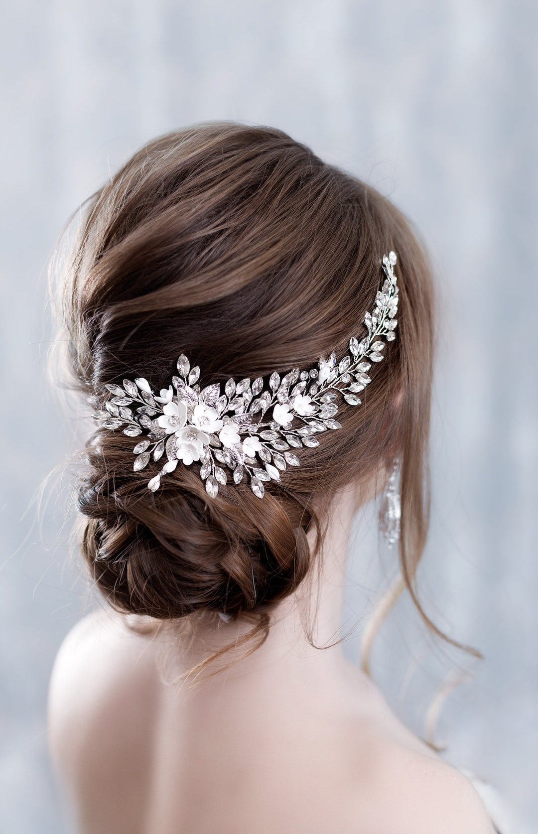 Anglacesmade Braut Tiara Mit Kristall – Krone Aus Strass Für Hochzeit & Ball