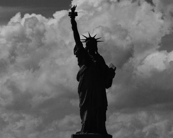 Ein Schatten von Lady Liberty