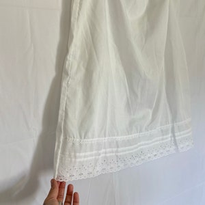 Plus size white skirt vintage store