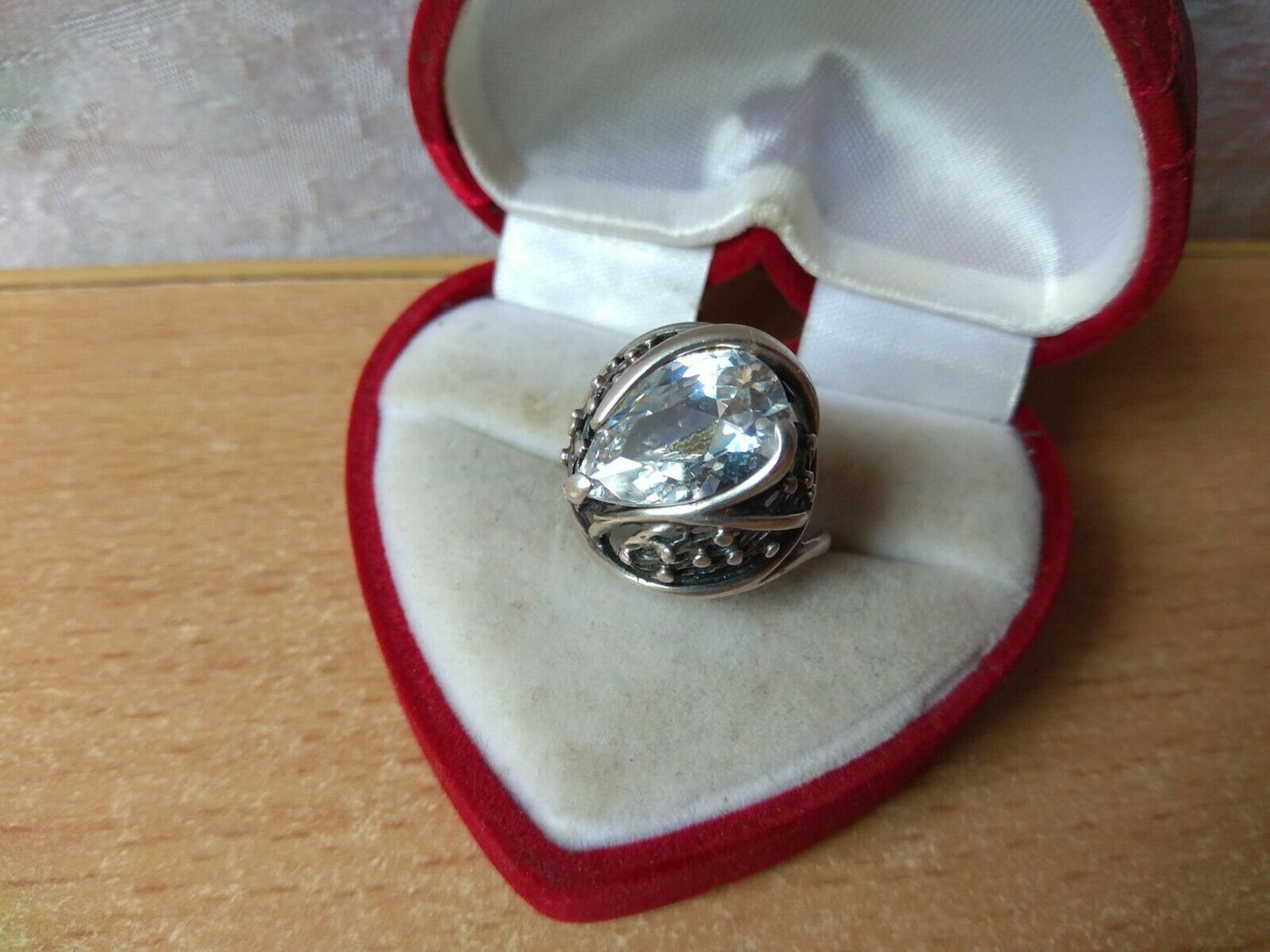 Anillo de plata vintage 6.8 g 925 sello Ucrania joyería ...