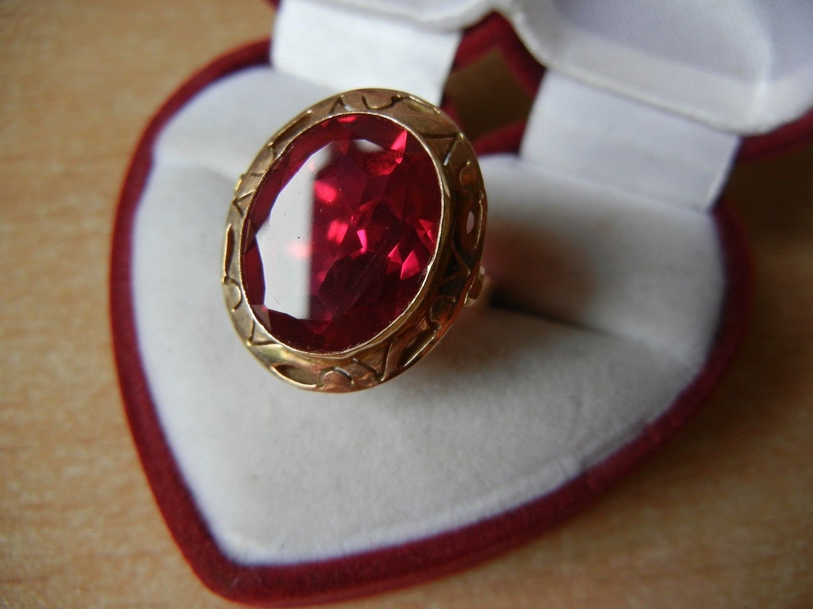 Vintage Antique Old GOLD RING 14K Stamp 3 SIZE 7 Polska Polish Etsy