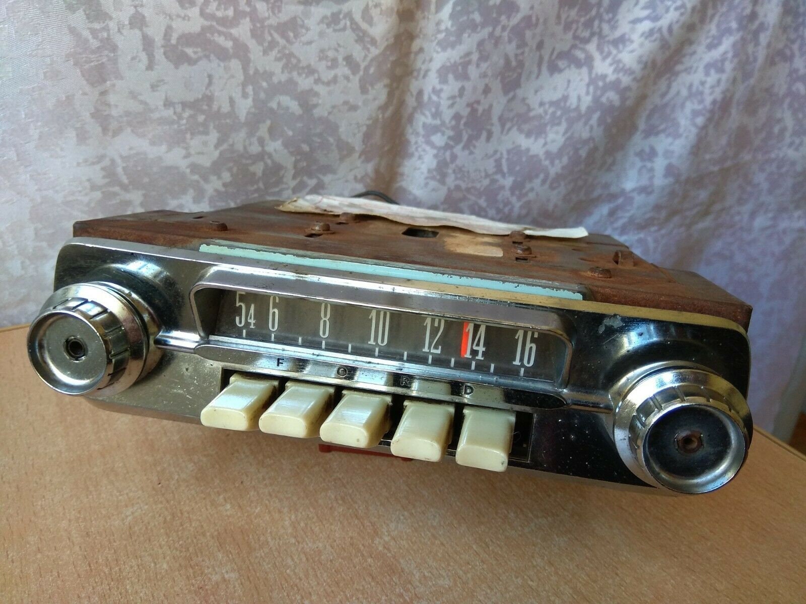 RARE Vintage Antique Old Car Radio Autoradio Ford Retro Auto Etsy