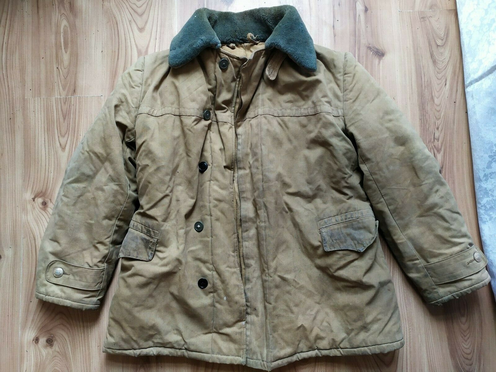 RARE Vintage old Soviet Army USSR Soviet Uniform winter Jacket | Etsy