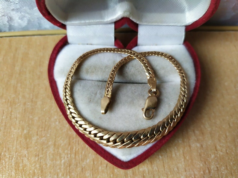 Vintage Bracelet GOLD 585 stamp 3.6 g Jewelry Etsy