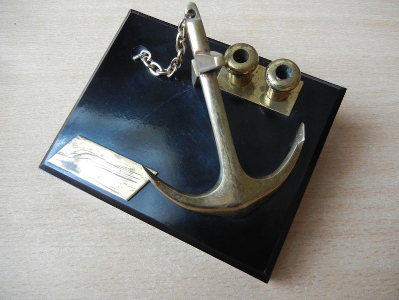 Desktop Bronze Brass Anchor ussr SOVIET RUSSIAN