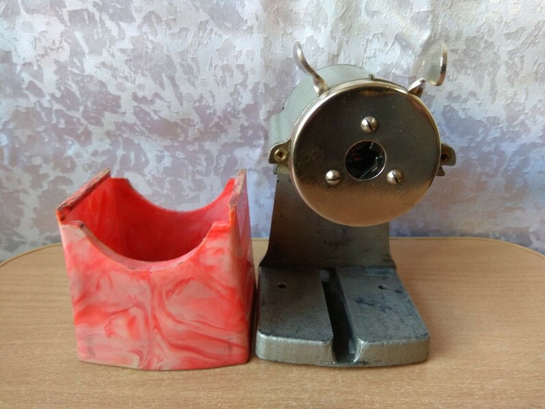 RARE Metal pencil sharpener desktop Soviet Russian made in Etsy