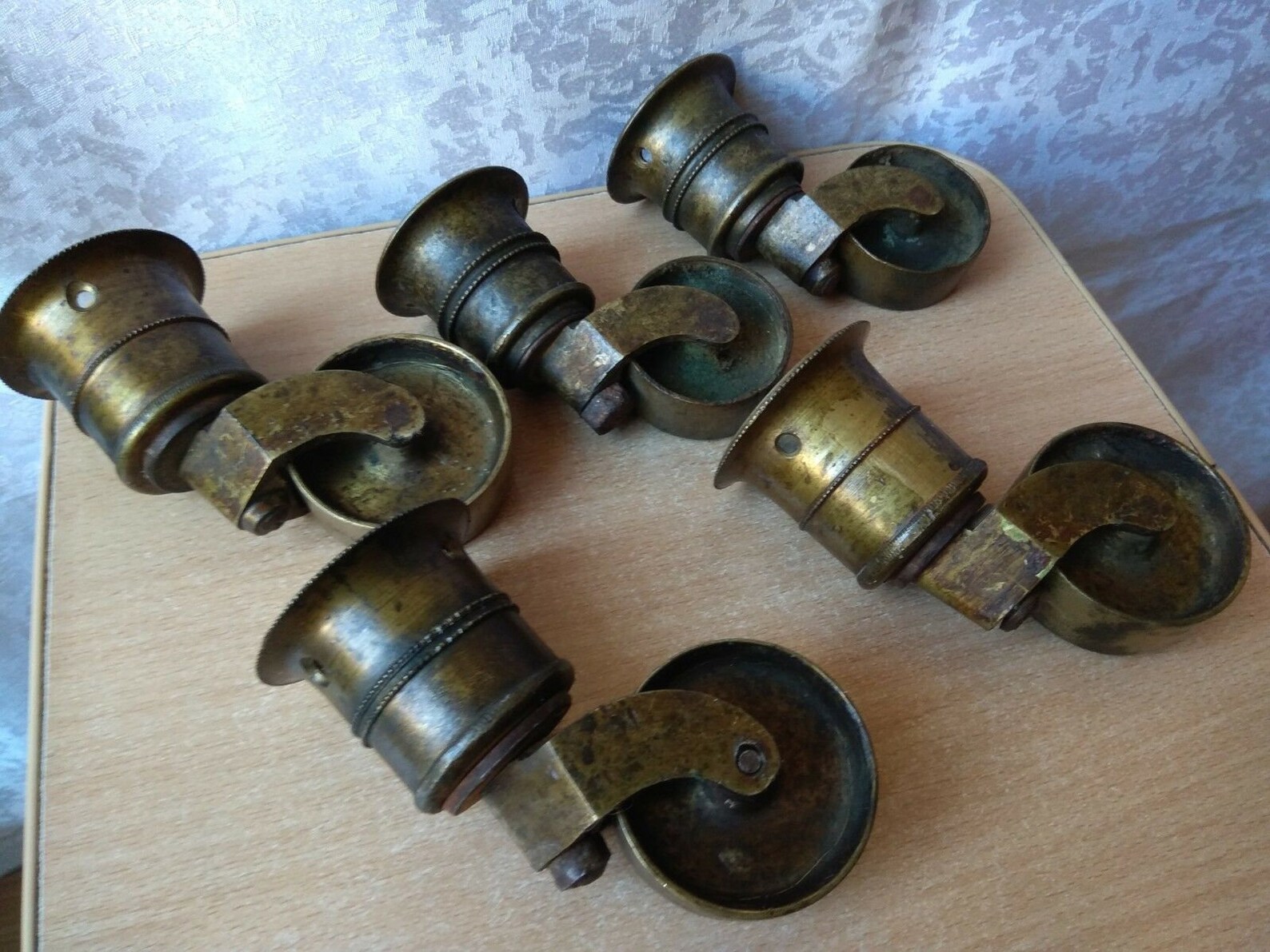 RARE SET 5 Antique Old Vintage Bronze Furniture Piano Legs Etsy