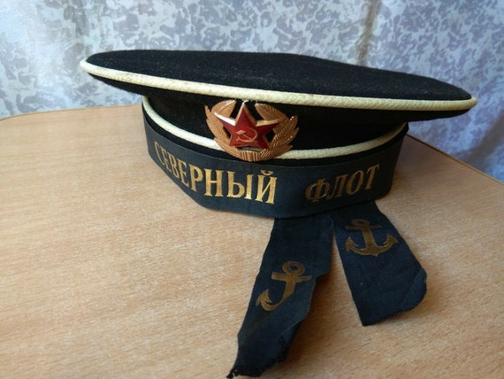 ORIGINAL USSR Navy Naval Cap Soviet 