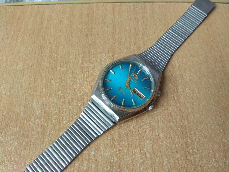 Vintage Orient Automatic 46943 men's wrist watch 21 Jewels | Etsy