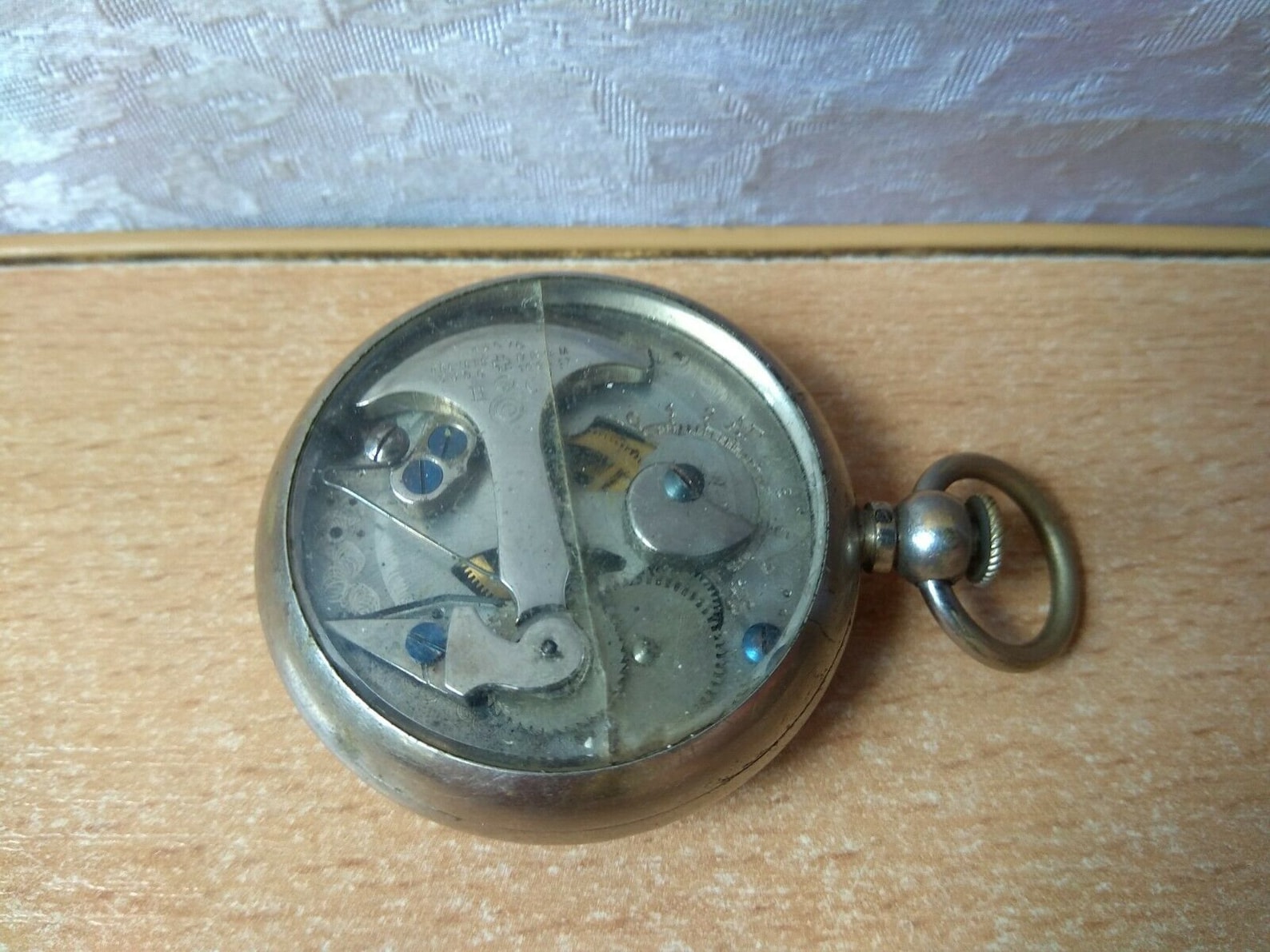RARE OLD Antique Style Pocket Watch Step Counter Pedometer Etsy