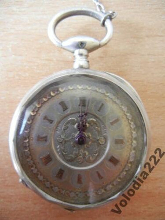 RARE Antique pocket watch open face