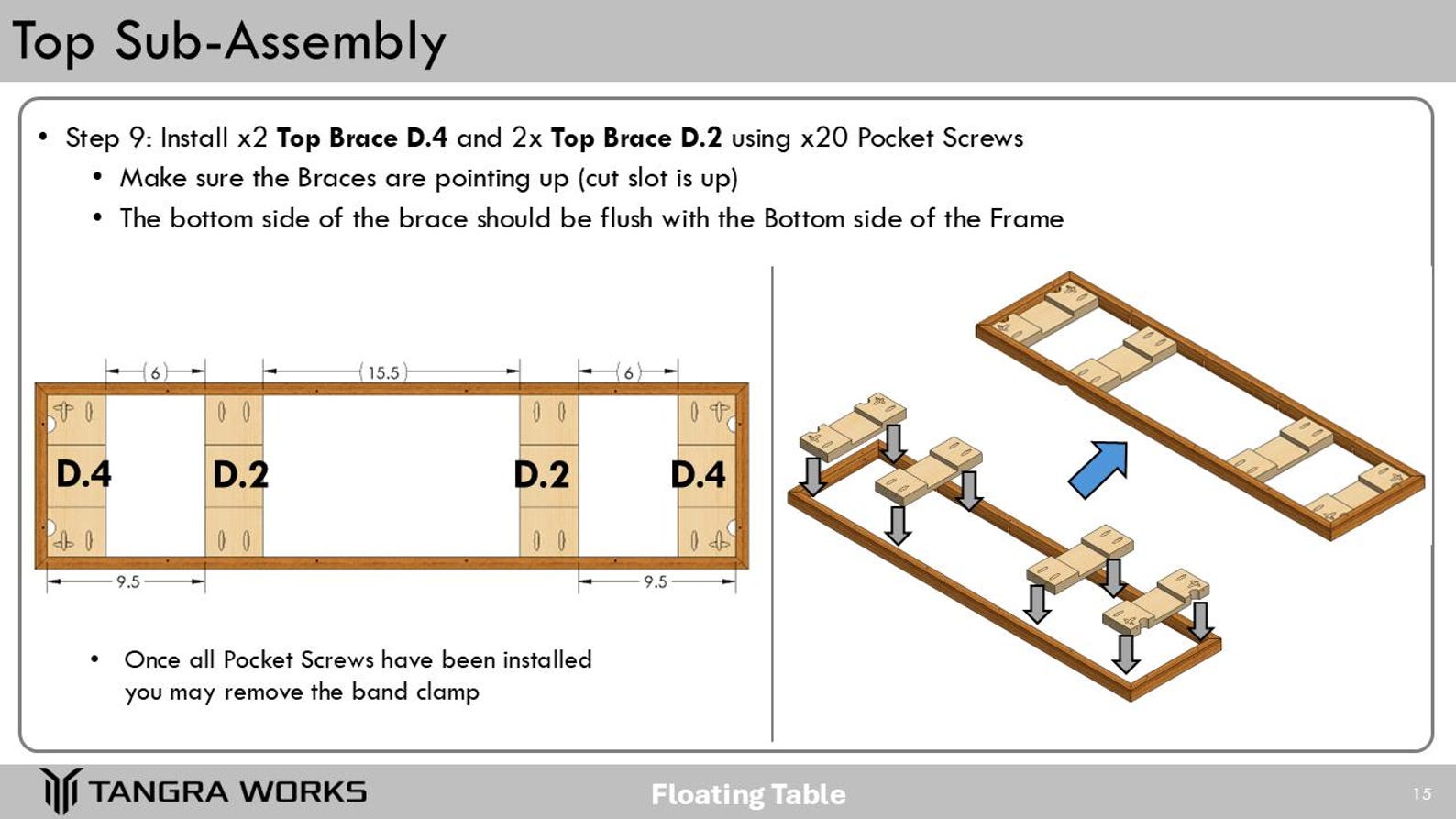 DIY LED Floating Table Woodworking Build Plans (PDF Download) - Etsy