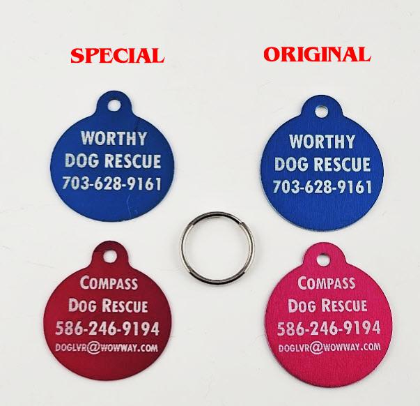 50 SPECIAL Pet Rescue Tags: Custom Engraved for Cats and Dogs - Etsy