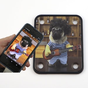 Color Photo Guitar Neck Plate - Your Photograph Custom Printed
