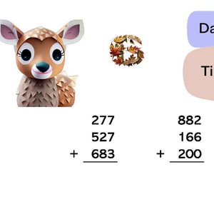 Three digit addition with fun facts and Mazes plus Answer Key  22 pages