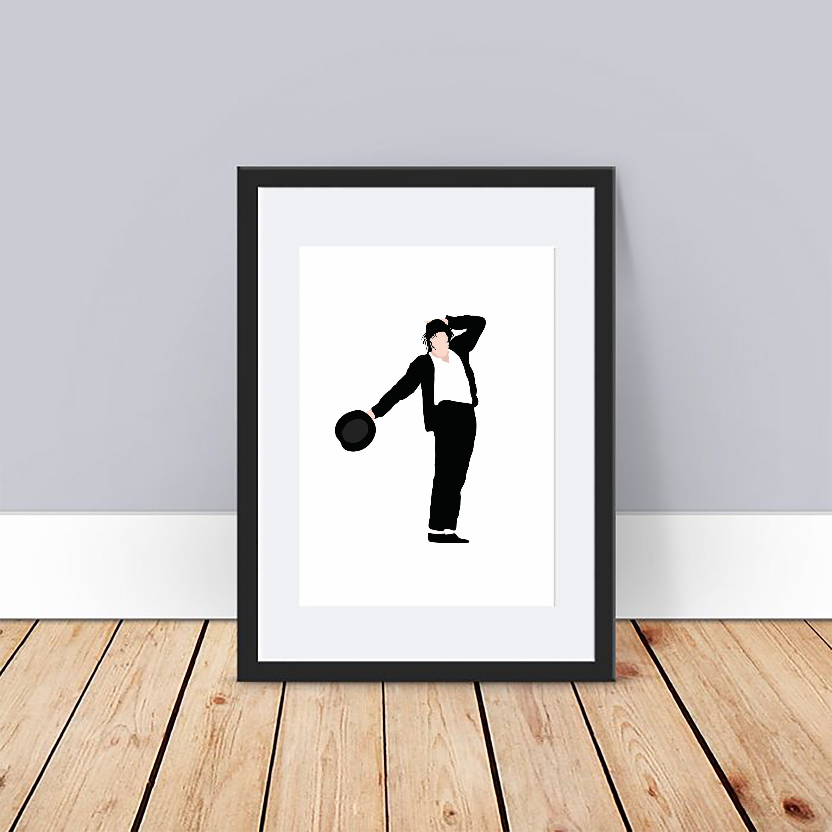 Michael Jackson Frame Print. Printable Download. 4 Different Etsy