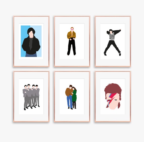 A3 4 Different sizes A5 Wall Art Printable Download SIZES A4 Bob Dylan Minimalist Print 30x40cm.