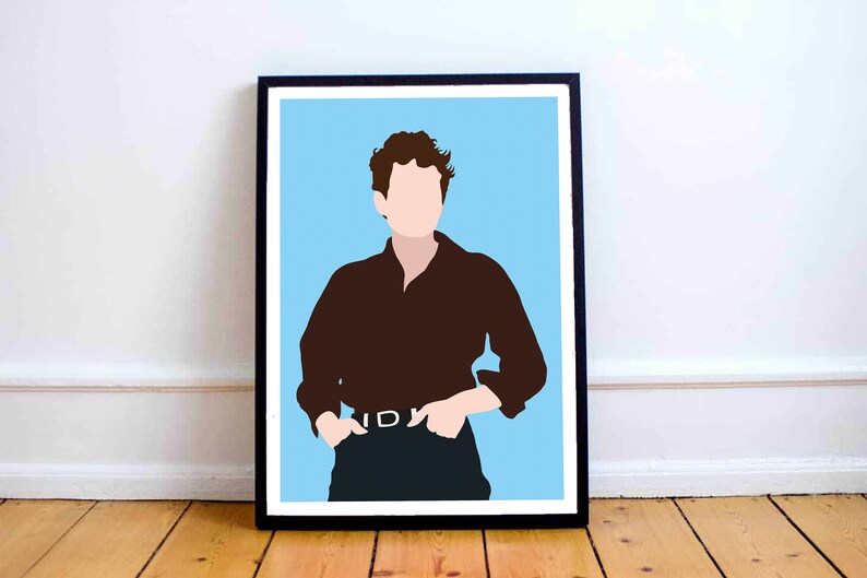 A3 4 Different sizes A5 Wall Art Printable Download SIZES A4 Bob Dylan Minimalist Print 30x40cm.