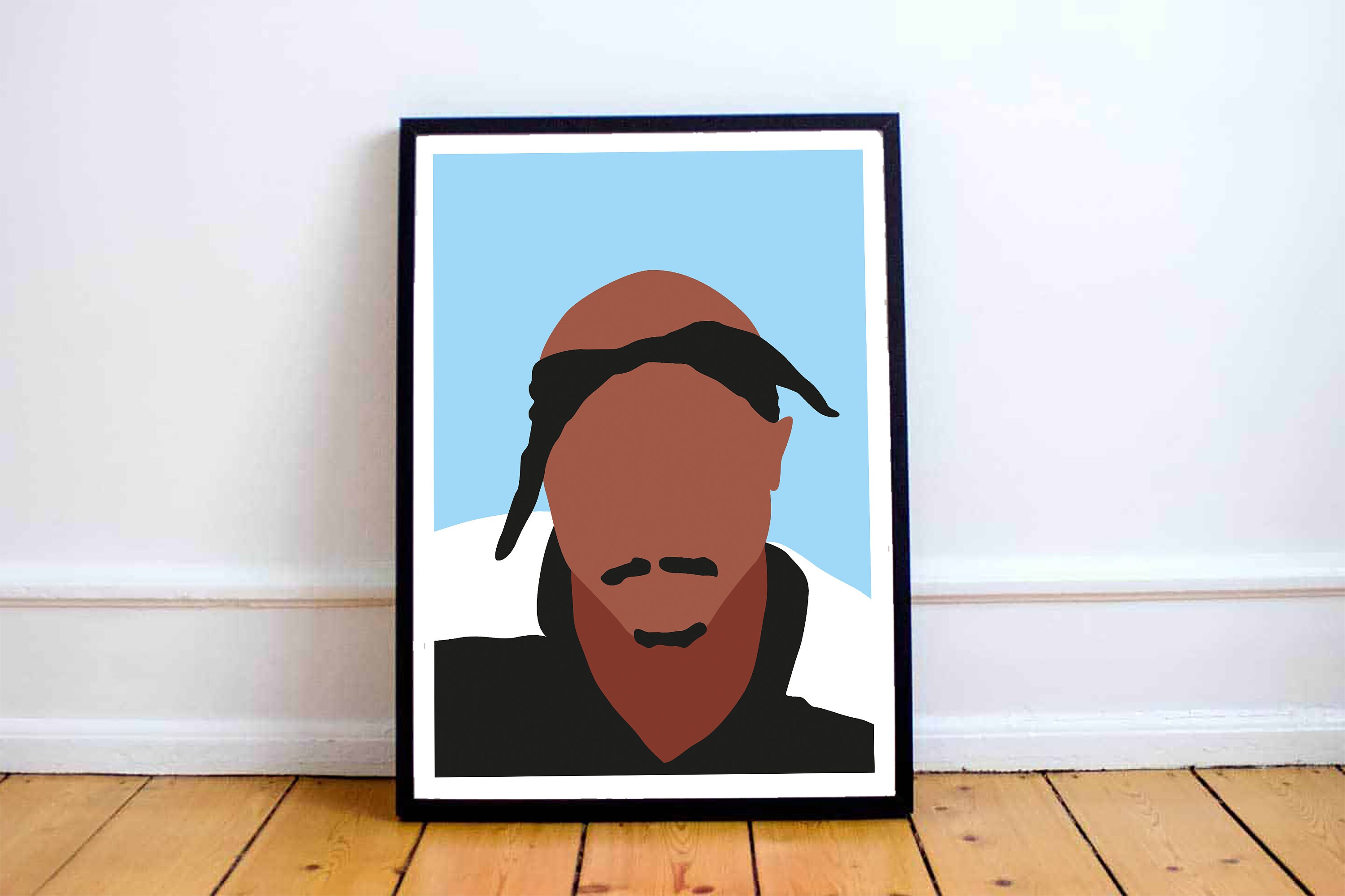 A3 4 Different sizes A5 Wall Art Printable Download SIZES A4 Bob Dylan Minimalist Print 30x40cm.