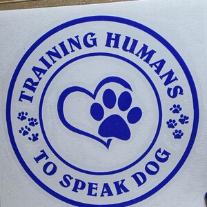 Träna människor att tala hund K9 hundtränare