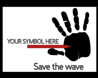 Save the wave Auto Car decals